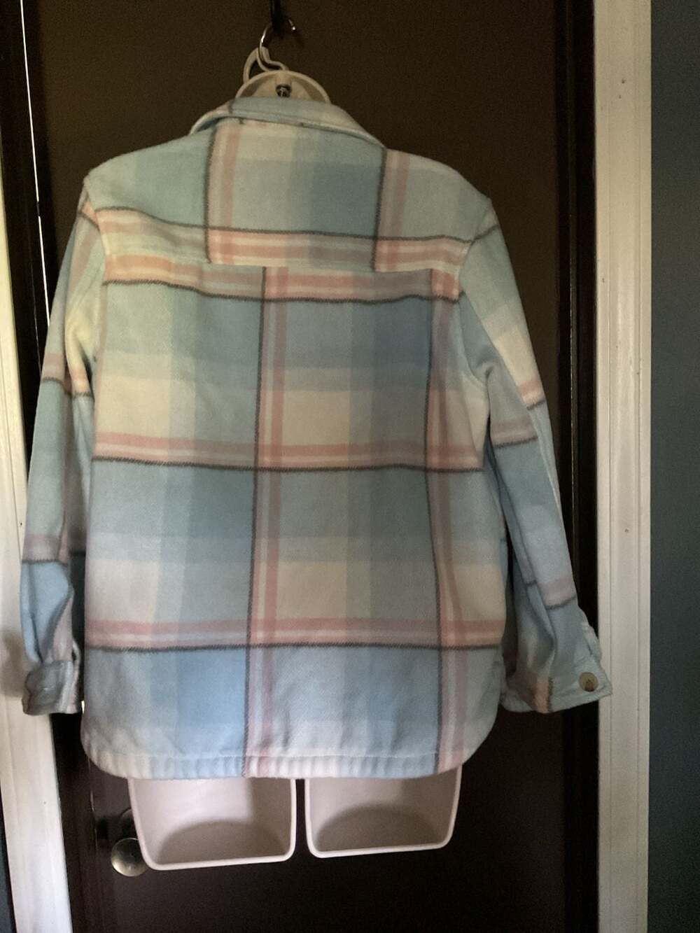 Member's Mark Plaid Shacket Size XL (14/16) ct - Picture 2 of 3